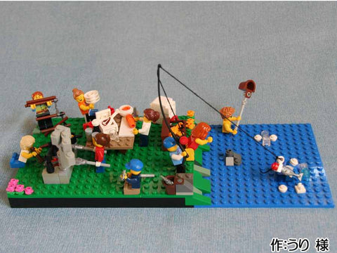 魚釣りとバーベキュー(うり 様)