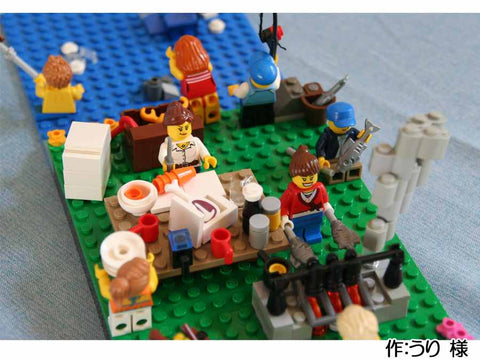 魚釣りとバーベキュー(うり 様)