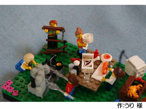 魚釣りとバーベキュー(うり 様)