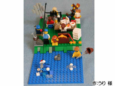 魚釣りとバーベキュー(うり 様)