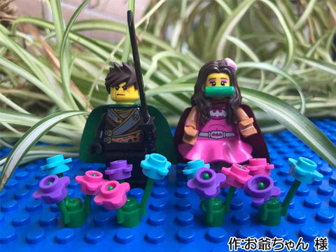 鬼滅の刃風お花畑散歩(お爺ちゃん 様)