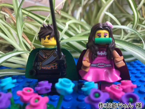 鬼滅の刃風お花畑散歩(お爺ちゃん 様)