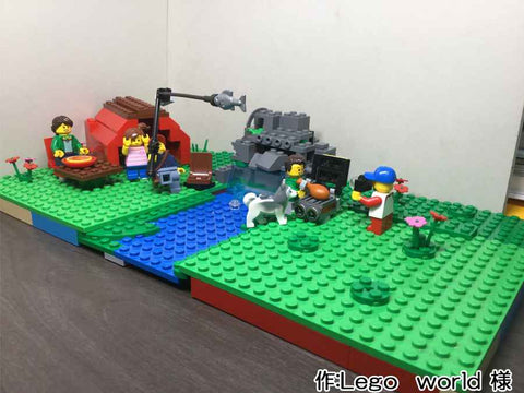 家族でアウトドア(Lego world ? 様)
