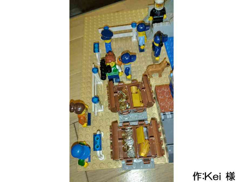 警察が海賊船をお出迎え(Kei 様)