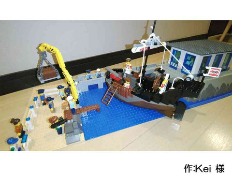 警察が海賊船をお出迎え(Kei 様)