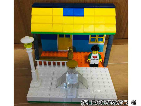 家の前にできた氷(LEGOかめかつ 様)