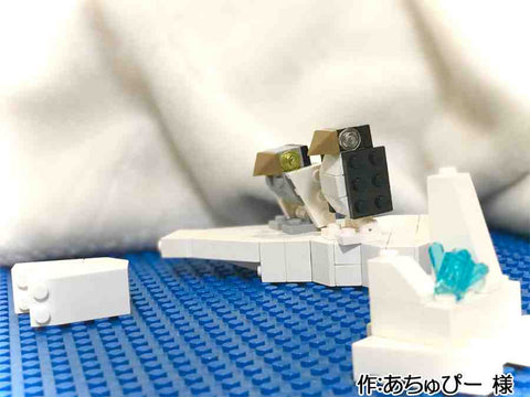 流氷を見つめるオオワシの親子(あちゅぴー 様)