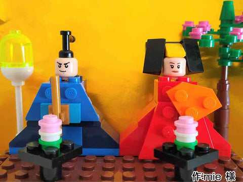 お内裏様とお雛様(mie 様)