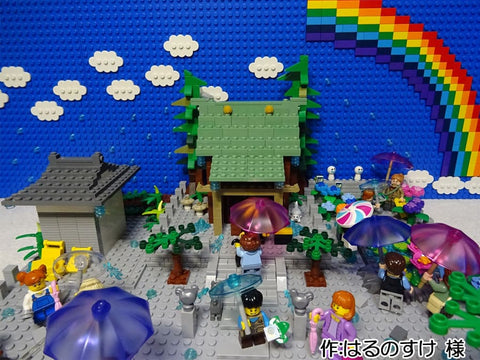 雨の稲荷神社で(はるのすけ 様)