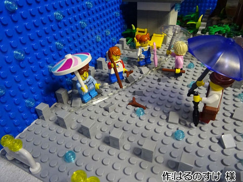 雨の稲荷神社で(はるのすけ 様)