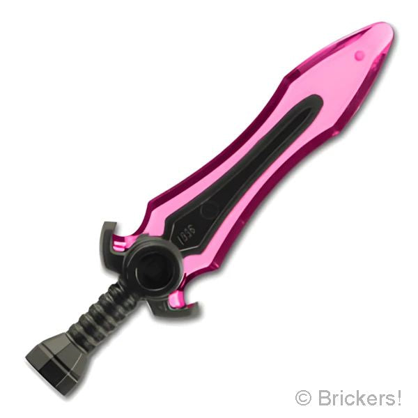 LEGO® パーツ 6435603 剣 - トランスダークピンク ブレード：[Black
