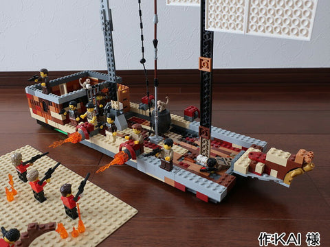 海賊船とフランス軍の戦い(KAI 様)