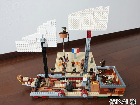 海賊船とフランス軍の戦い(KAI 様)