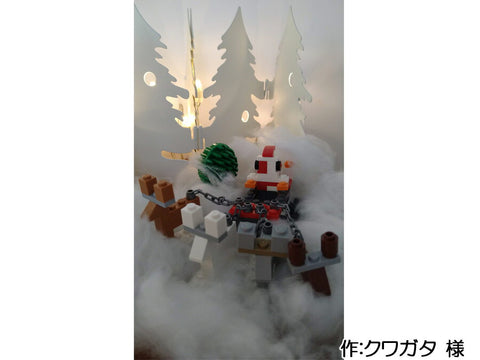 プレゼントを運ぶサンタ(クワガタ 様)