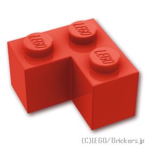 ブロック 2 x 2 - コーナー：[Red / レッド]