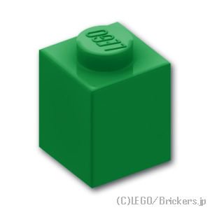 ブロック 1 x 1：[Green / グリーン]