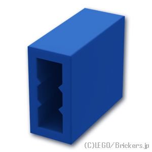 ブロック 1 x 2 x 2：[Blue / ブルー]