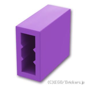 ブロック 1 x 2 x 2：[Md,Lavender / ミディアムラベンダー]