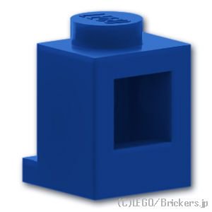 ブロック 1 x 1 - ヘッドライト：[Blue / ブルー]