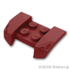 カー マッドガード 3 x 4 - オーバーハンギング：[Dark Red / ダークレッド]