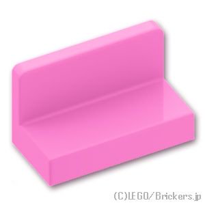 パネル 1 x 2 x 1：[Bright Pink / ブライトピンク]