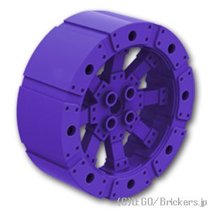 荷車 ホイール - 55mm 12穴：[Dark Purple / ダークパープル]