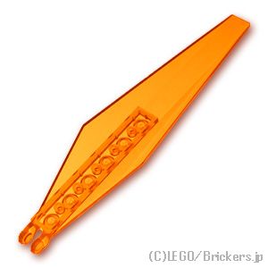 ヒンジプレート 3 x 12 アングルサイド- 垂直ロック：[Tr,Orange / トランスオレンジ]