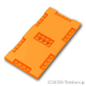 ブロック 8 x 16 x 2/3 - インデント 1 x 4 & 2 x 4：[Orange / オレンジ]