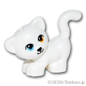 オッドアイの白ネコ：[White / ホワイト]