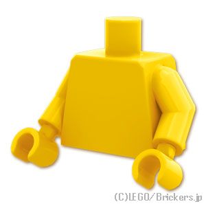 LEGO® パーツ 4293300 プレーン トルソー - 同色アーム/同色ハンド ...