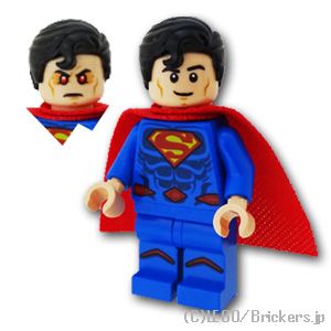 LEGO® ミニフィグ スーパーマン - DC スーパー・ヒーローズ(ミニフィグのみスタンドアクセサリー無し） 【COLSH07】  MF-COLSH07 の商品ページ｜レゴ®パーツ バラ売りのブリッカーズ