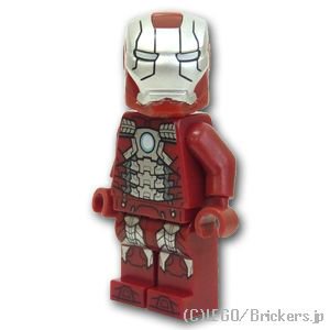 LEGO® パーツ アイアンマン マーク5 (トランスクリアーヘッド