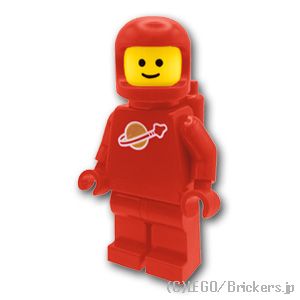2024限定セールLEGO ミニフィグ　宇宙飛行士　クラシックスペース　紫　E147＋ 知育玩具