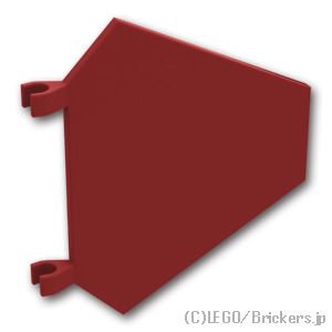 フラッグ 5 x 6 六角形：[Dark Red / ダークレッド]