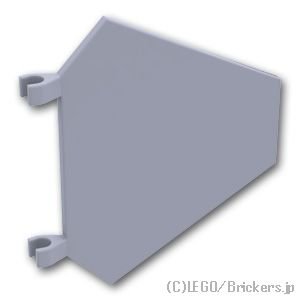 フラッグ 5 x 6 六角形：[Light Bluish Gray / グレー]