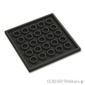 LEGO® パーツ 6155125 タイル 6 x 6 - マット ボトムチューブ：[Black / ブラック] 10202-026 