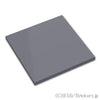 タイル 6 x 6 - マット ボトムチューブ：[Dark Bluish Gray / ダークグレー]