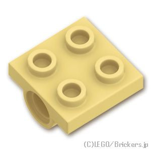 LEGO® パーツ 6302263 プレート 2 x 2 - ピン穴：[Tan / タン] 10247-005 