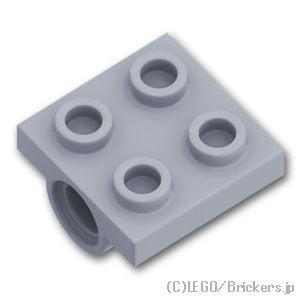 LEGO® パーツ 6045988 プレート 2 x 2 - ピン穴：[Light Bluish Gray / グレー] 10247-194 