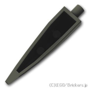 LEGO® パーツ 6015884/6213729 バーブ ラージ：[Black / ブラック] 11089-026 