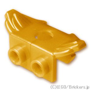 LEGO® パーツ 6019984 ミニフィグ アーマー ショルダーパッド - 3スタッド：[Pearl Gold / パールゴールド] 11097-297 