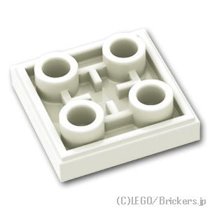 LEGO® パーツ 6013866 反転タイル 2 x 2：[White / ホワイト] 11203-001