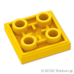 LEGO® パーツ 6388485/6411902 反転タイル 2 x 2：[Yellow / イエロー] 11203-024