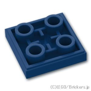 LEGO® パーツ 6285466 反転タイル 2 x 2：[Dark Blue / ダークブルー] 11203-140