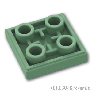 LEGO® パーツ 6186828 反転タイル 2 x 2：[Sand Green / サンドグリーン] 11203-151