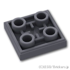 LEGO® パーツ 6013082 反転タイル 2 x 2：[Dark Bluish Gray / ダークグレー] 11203-199