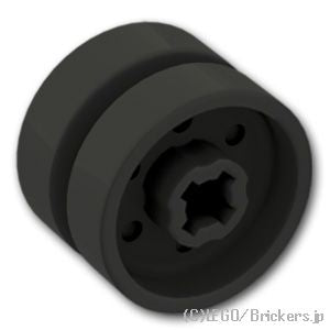 LEGO® パーツ 6050828/6288175 ホイール - 14 x 9.9 - 6ダブルスポーク：[Black / ブラック] 11208-026 