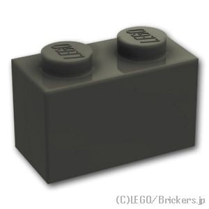 LEGO® パーツ 6138173 ブロック 1 x 2 - 1面スタッド：[Black / ブラック] 11211-026 