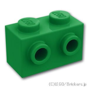LEGO® パーツ 6129807 ブロック 1 x 2 - 1面スタッド：[Green / グリーン] 11211-028