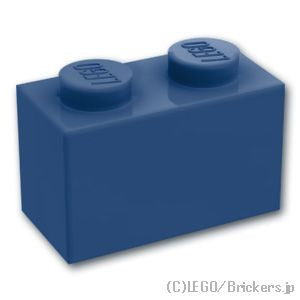 LEGO® パーツ 6135606 ブロック 1 x 2 - 1面スタッド：[Dark Blue / ダークブルー] 11211-140 